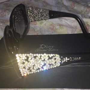 EUC Ltd edition DIOR DELICACY crystal sunglass